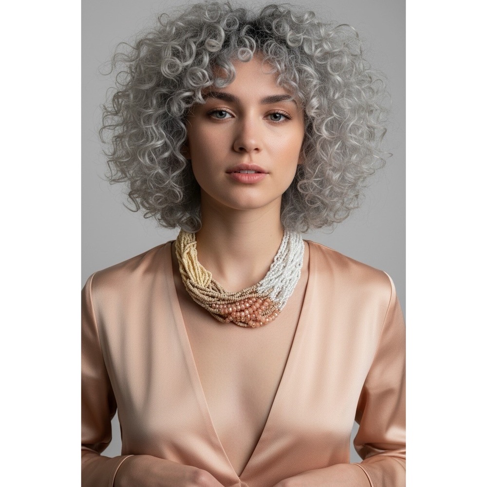 New Soft Surroundings Blush Torsade Necklace